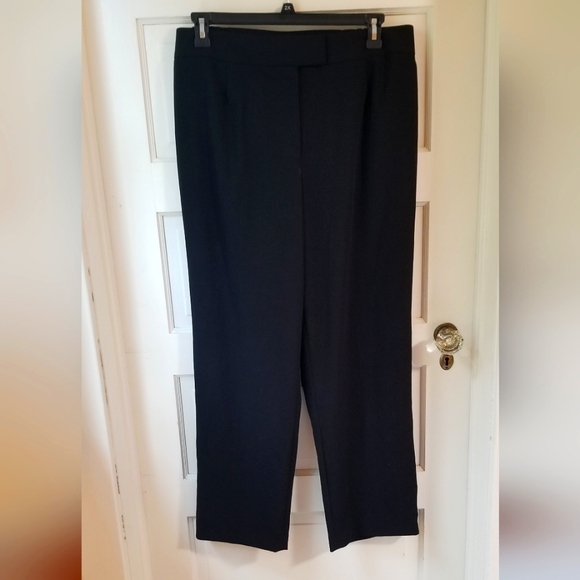 Sutton Studio NWT Black Business Dress Fly Front Pants Size 16W - Picture 1 of 9